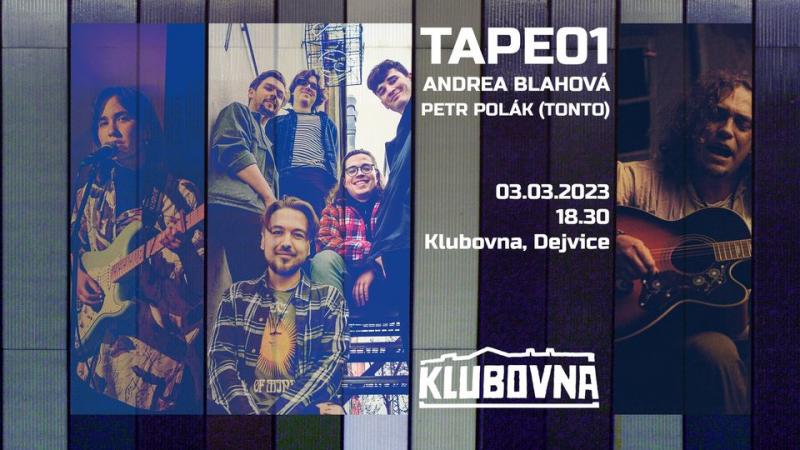 Alternativní rocková kapela Tape01 se po více než půl roce vrací na stage. Vystoupí v Dejvické Klubovně.