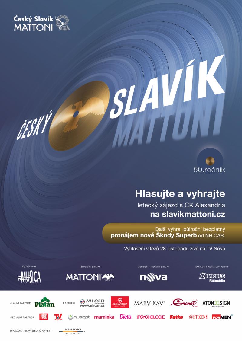 Český slavík Mattoni 2015. HLASUJTE v 50. ročníku!