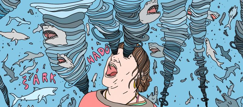 Žraločí bouře v Rock Café: Šárknádo