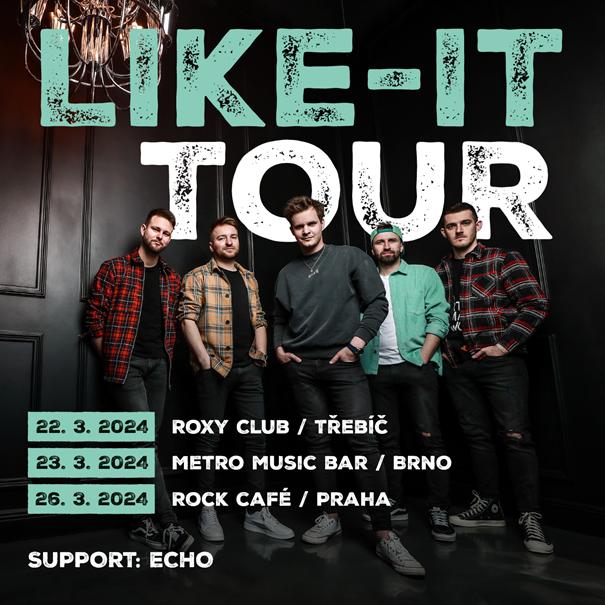 Kapela Like-it pokračuje v klubovém turné 