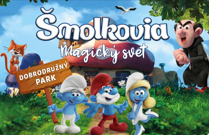Zábavný park Šmolkovia Magický svet sa teší na deti a dospelých aj počas Veľkej noci