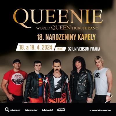 Kapela QUEENIE si na své narozeninové koncerty 18. a 19. dubna  pro fanoušky připravila opět výpravnou show i nové písně 
