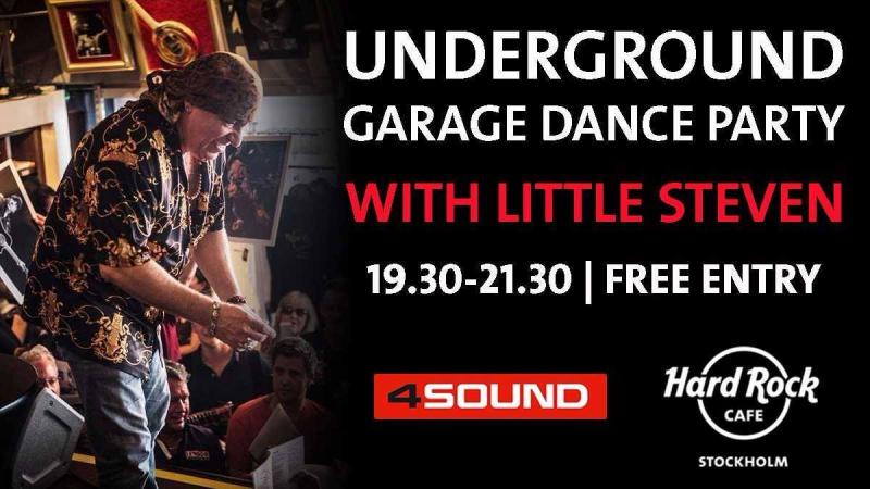 Hard Rock Cafe uvádí Underground Garage Party Dance s kytaristou Little Stevem