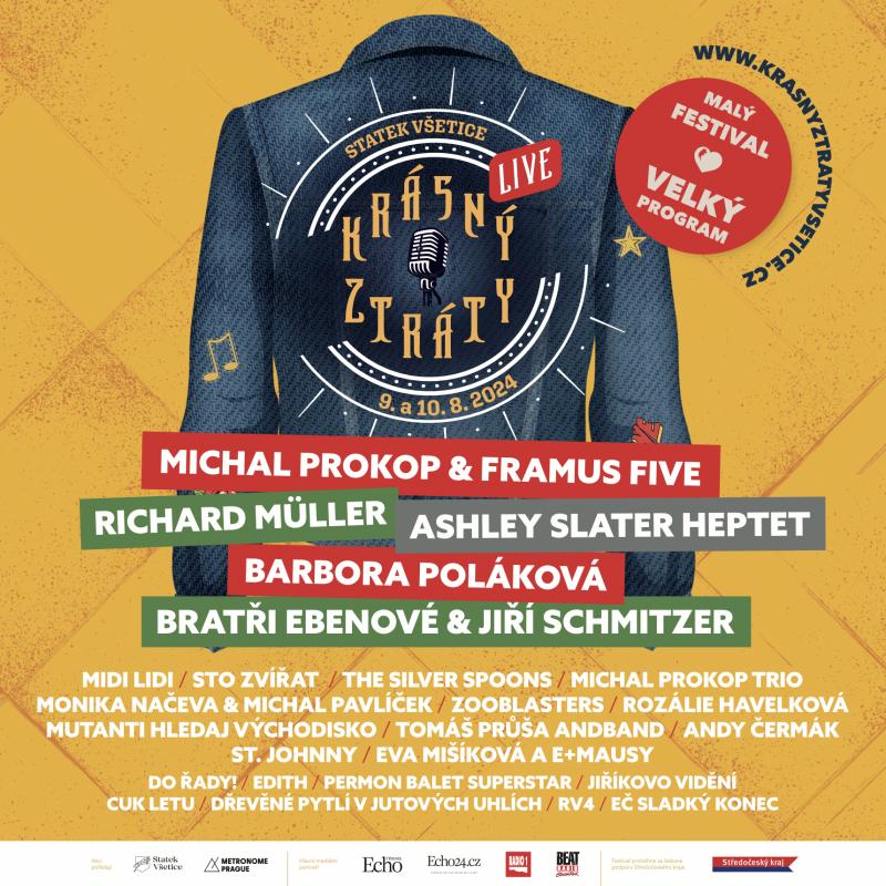 Krásný ztráty Live po osmé - kromě rocku nebude chybět ani šanson či gospel