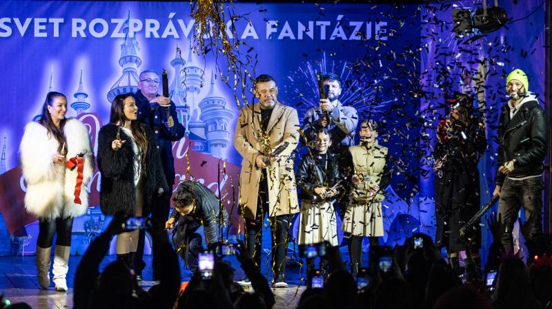 Najväčší svetelný park WINTER WONDERLAND po prvýkrát  na Slovensku, slávnostne ho otvorili Twiinsky a raper Ego