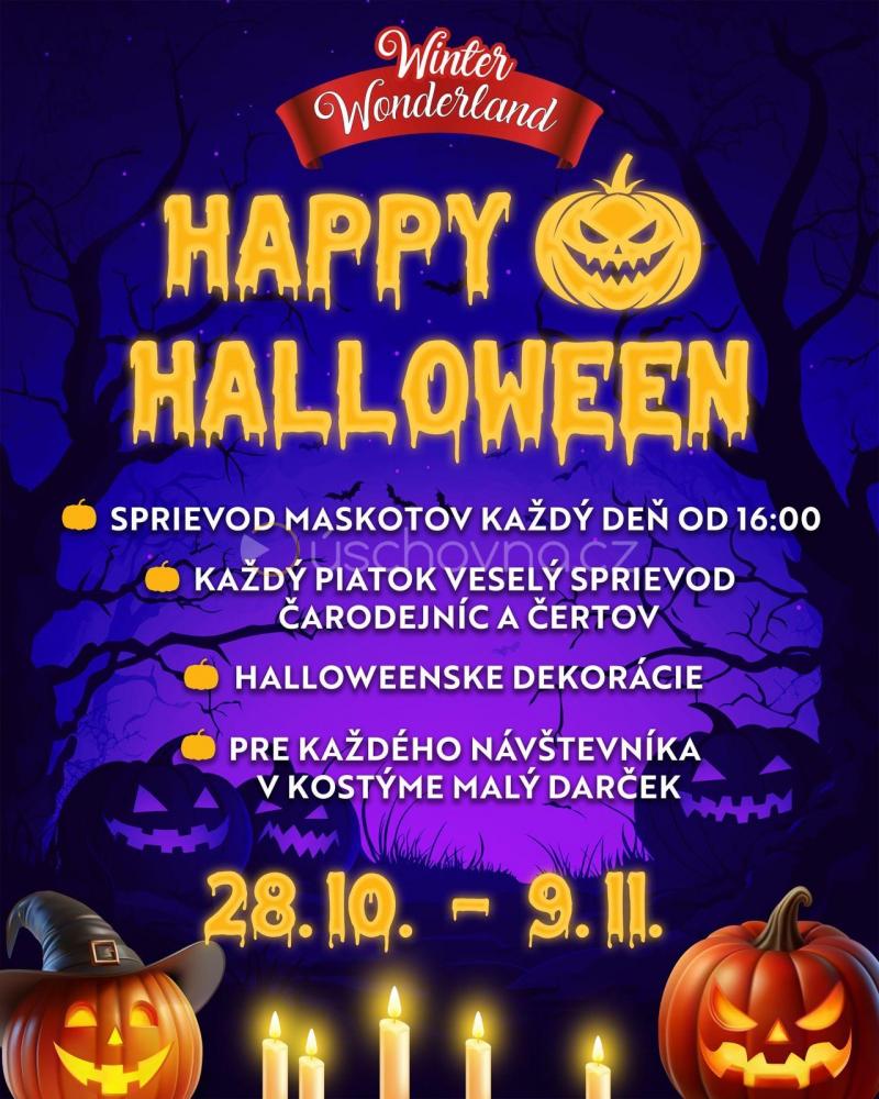 Svetelný park WINTER WONDERLAND je otvorený aj počas štátneho sviatku,  na Halloween pripravil množstvo prekvapení