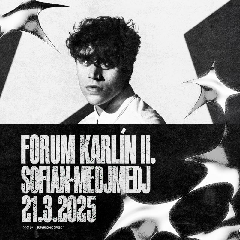 Sofian Medjmedj oznamuje druhý koncert ve Foru Karlín – 21. března 2025! Za první den se prodaly 2/3 vstupenek